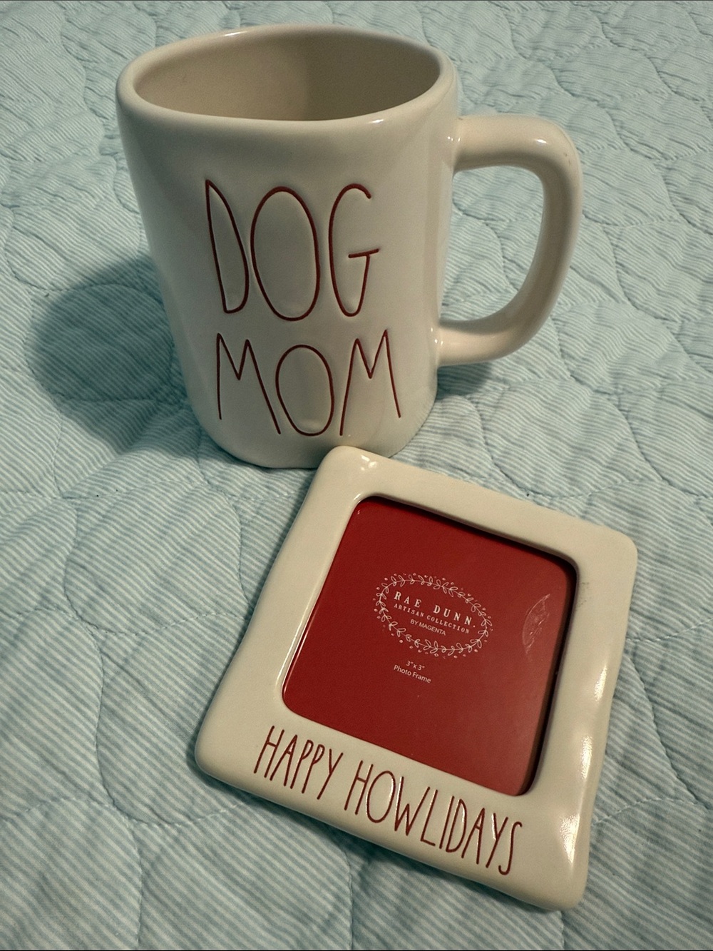 Rae Dunn Dog Mom Mug and Frame
